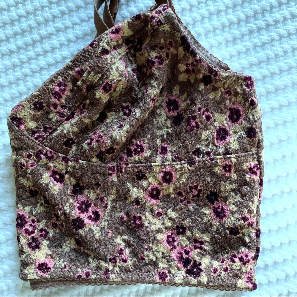 Free People Floral Bralette